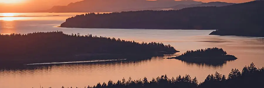 Living from the Heart header image of coastal sunset